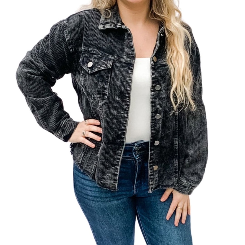 Charcoal Corduroy Jacket